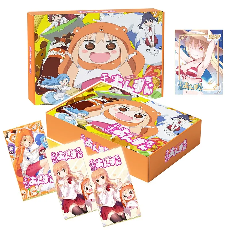 Новый японский аниме Himouto! Коллекционные карты Умару-Чан, U · M · R Motoba Kirie, тисненые окошки, эскизы рук, детская игрушка