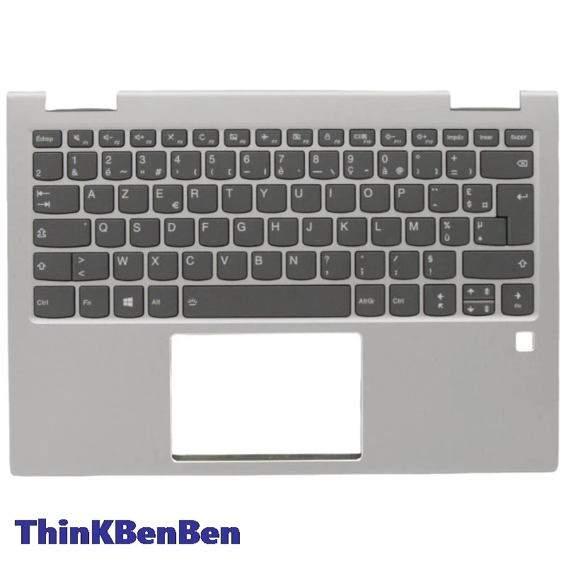 FR французская клавиатура платиновый верхний чехол упор для рук ноутбука Lenovo Ideapad