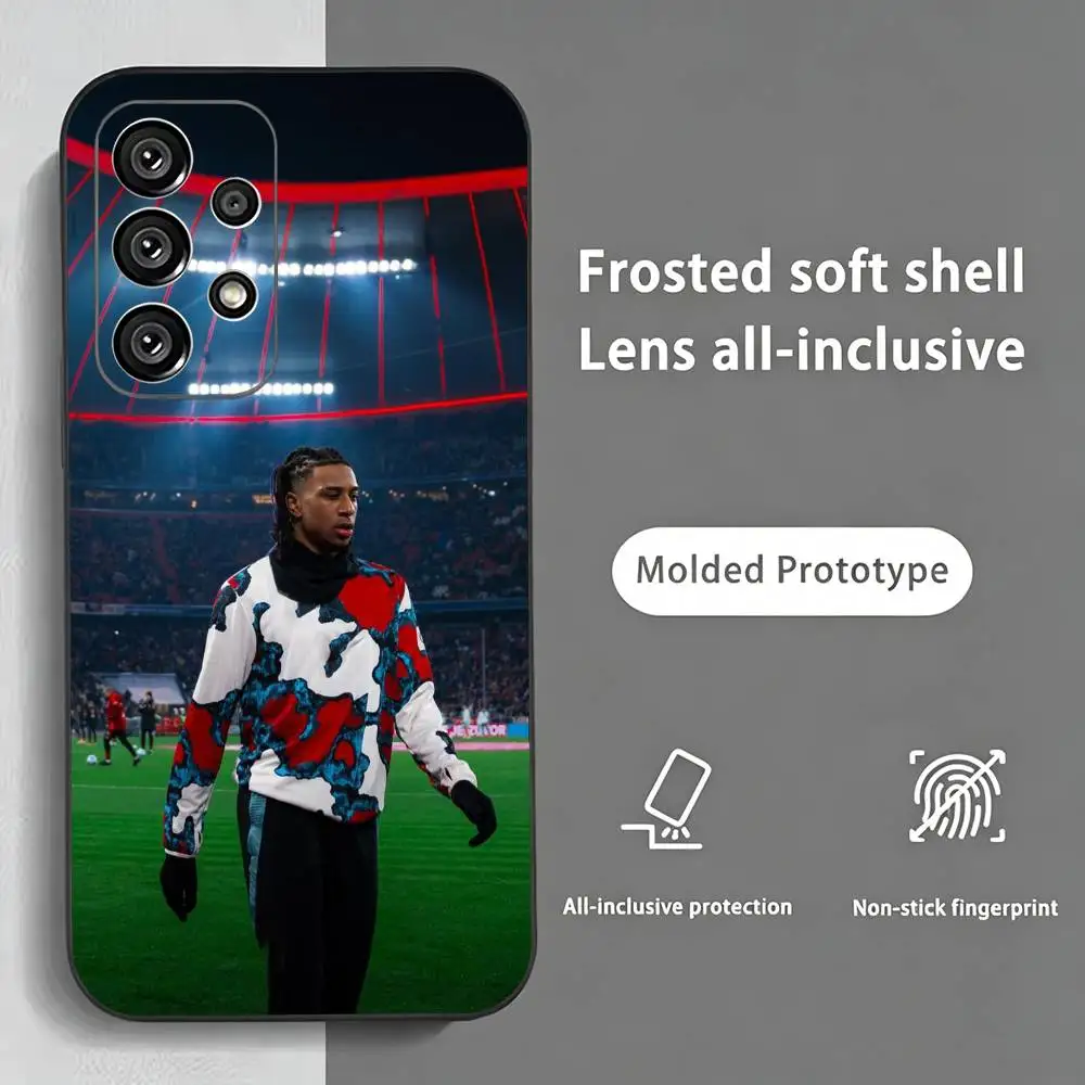 Фото Чехол для телефона Football M-Michael Olise, черный, силиконовый, мягкий, для Samsung S25, S24, S21, S22, S23, S30, Ultra, S20, Plus, FE, Lite №5