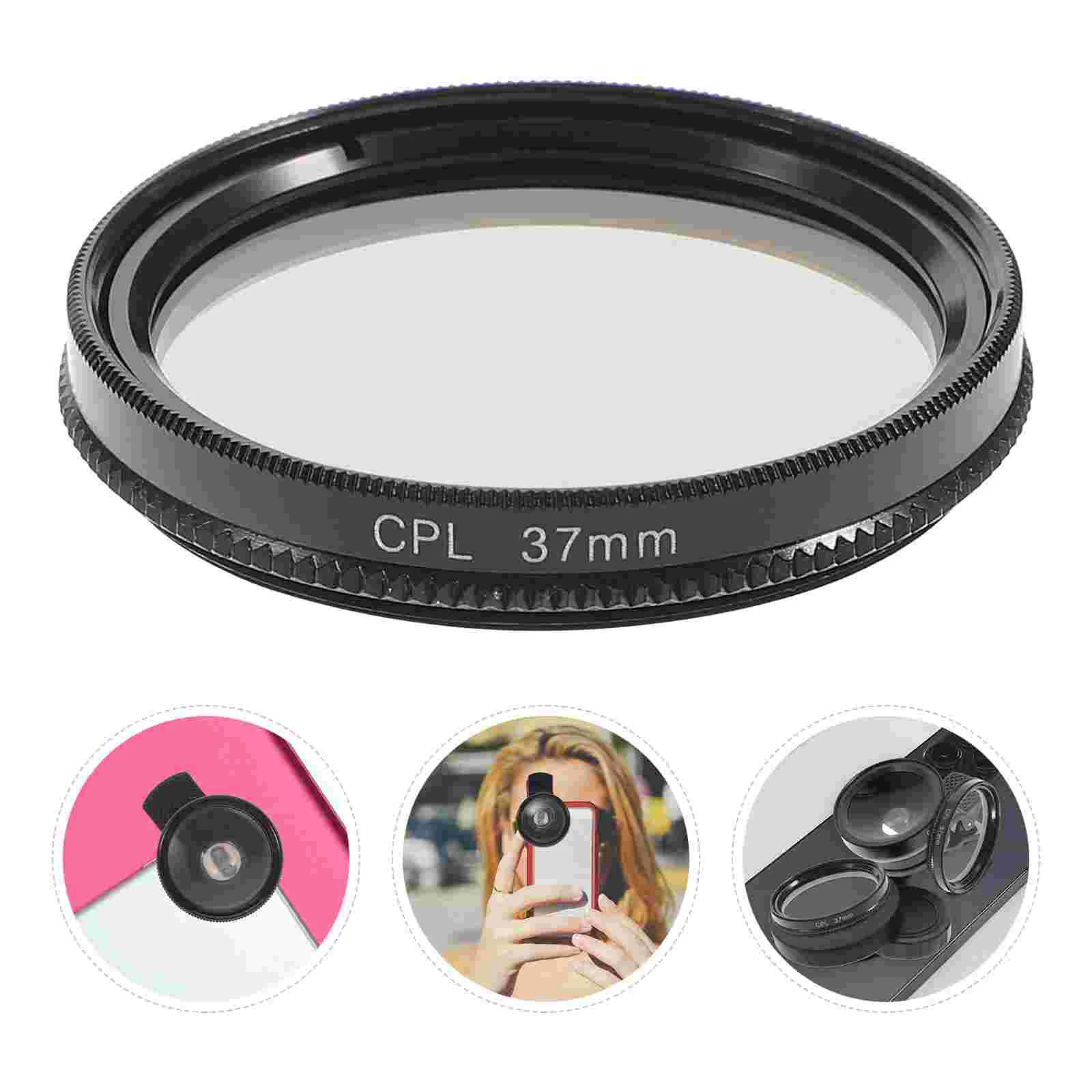 

Lens Filter Cpl 37Mm Camera Polarizer Circular Neutral Density Len Nd Clip Cell Macro Kit Fisheye Mobile Eye Universal Lenses