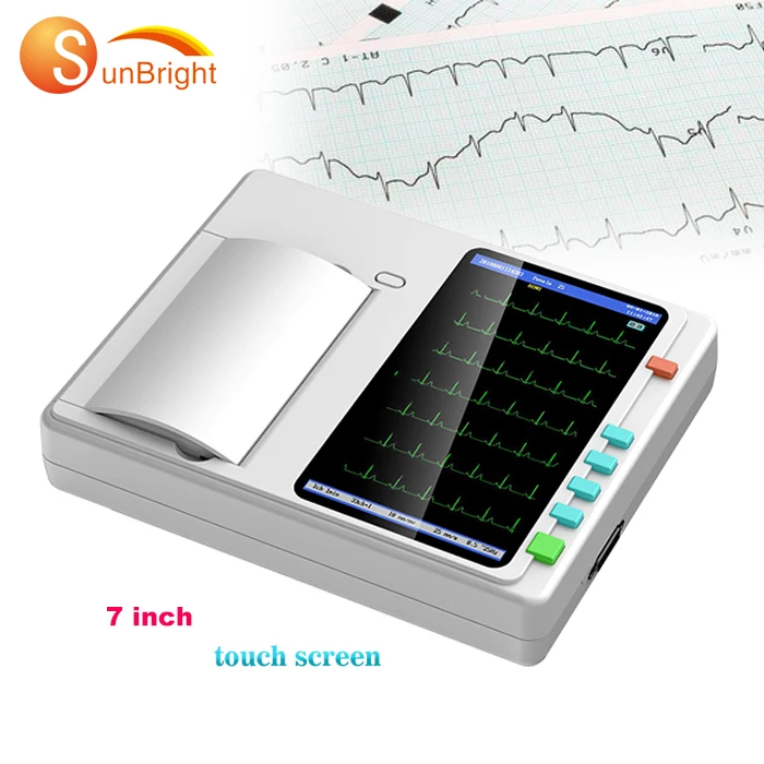 

Электрокардиограф 12, самый дешевый 3-канальный портативный экг с цветным экраном, электрокардиограмма