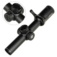 ohhunt guardian 1 6x24 ir hunting compact riflescopes turrets lock reset glass etched reticle red illuminated scopes