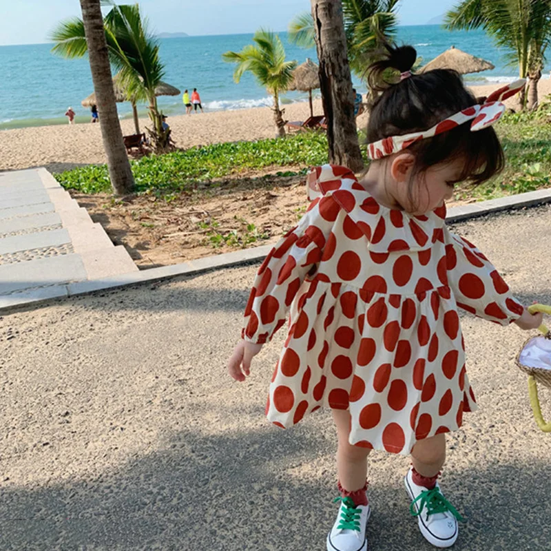 

Girl Dress Kids Skirts Spring Summer Cotton 2022 Red Flower Girl Dress Party Evening Gown Home Baby Birthday Gift Children Cloth