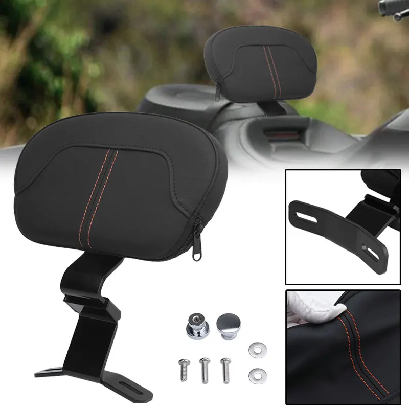 Motorcycle Front Driver Rider Backrest Pad For Harley Touring CVO Electra Road Street Glide Road King 2009-2022 Accessories