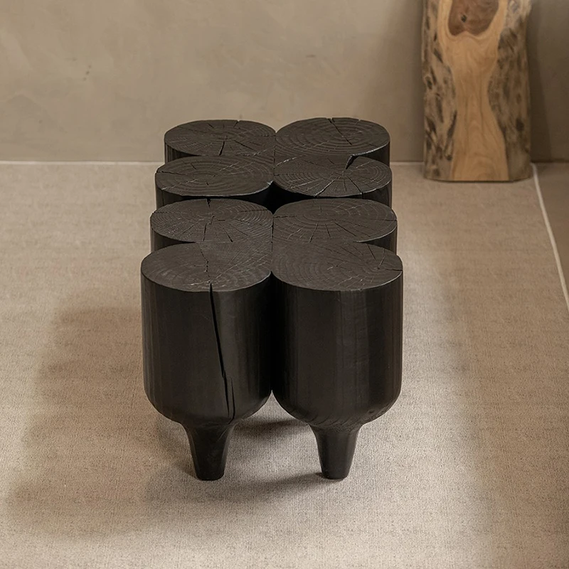 Роскошные минималистичные журнальные столики из неправильной древесины