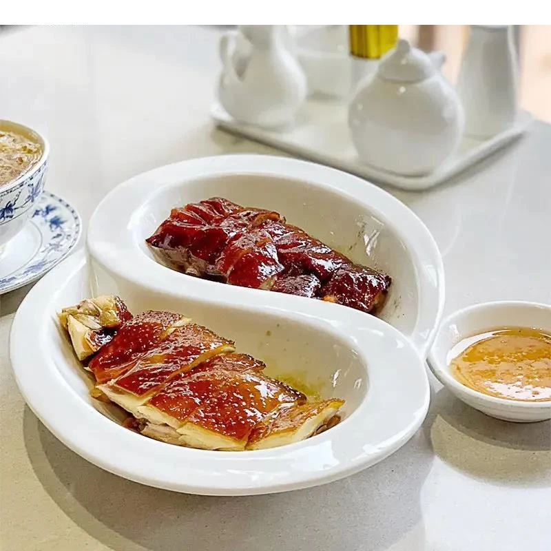 Керамическая тарелка с двойной сеткой японский сашими суши ресторан