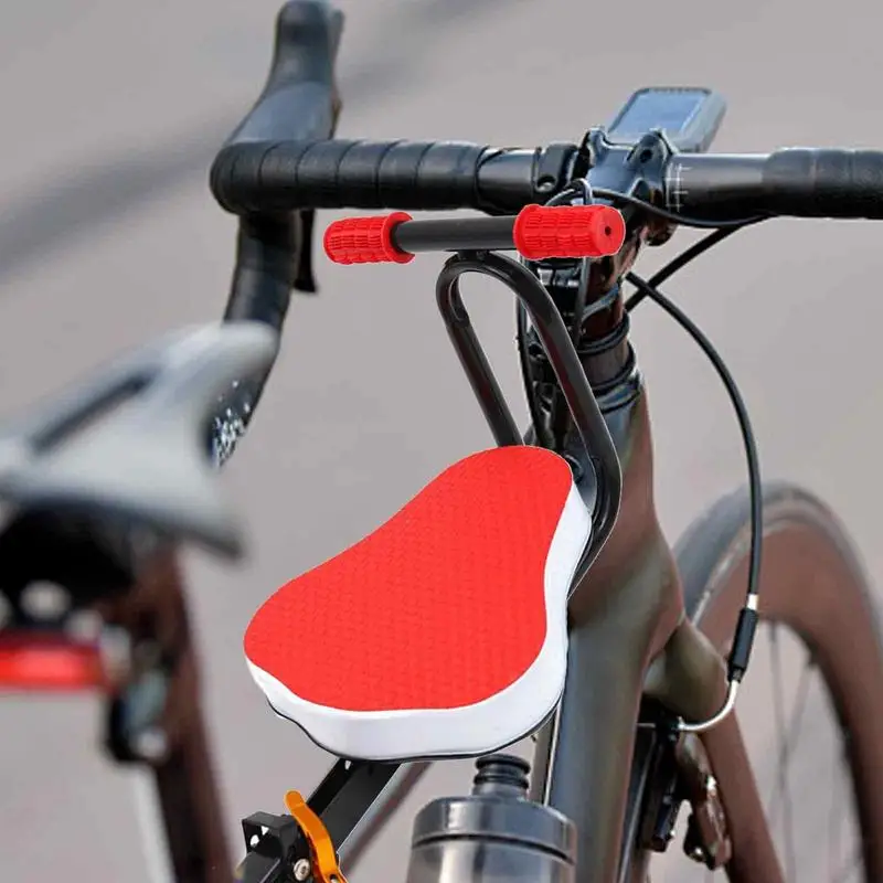 NEW Front Mounted Child Bike Seat Mountain Bike Front Seat Mat Children Baby Bicycle Safety Chair Seat Saddle Carrier Accessory