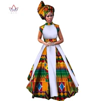 african dresses for women evening sexy party dress sleeveless africa maxi women dress with head scarf plus size 6xl brw wy1173