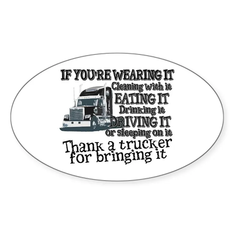 

Спасибо грузовику за то, что доставили наклейку для ноутбука, декор для автомобиля, милый мультяшный модный чемодан для общественных мест