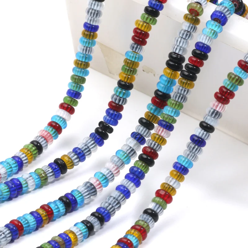 Бусины Из венецианского стекла диаметром 6 мм