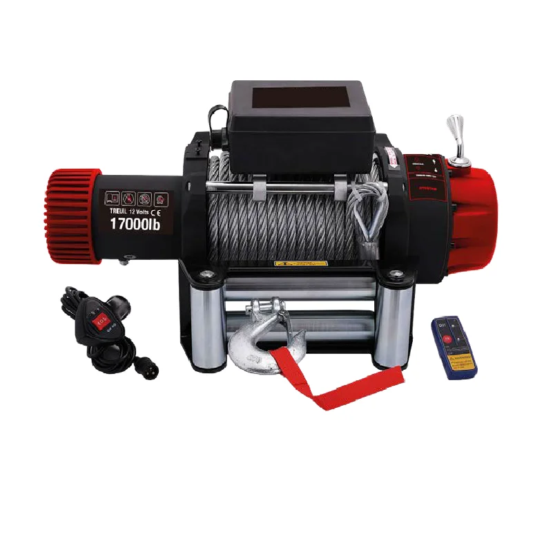 

TOMAC Professional Pure Copper Moto 7.5hp/5.8kw 12v 17000Lb Steel Rope Winch For Sale