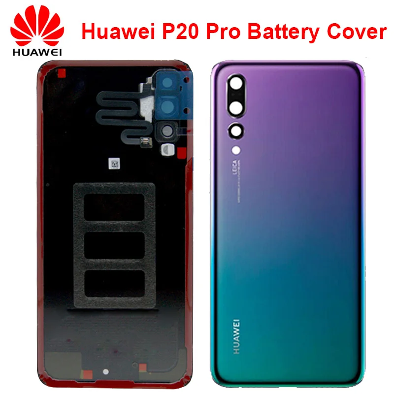 Новый Оригинальный стеклянный задний корпус для Huawei P20 Pro, крышка аккумулятора, задняя крышка корпуса P20 Pro, задняя крышка телефона, деталь для замены