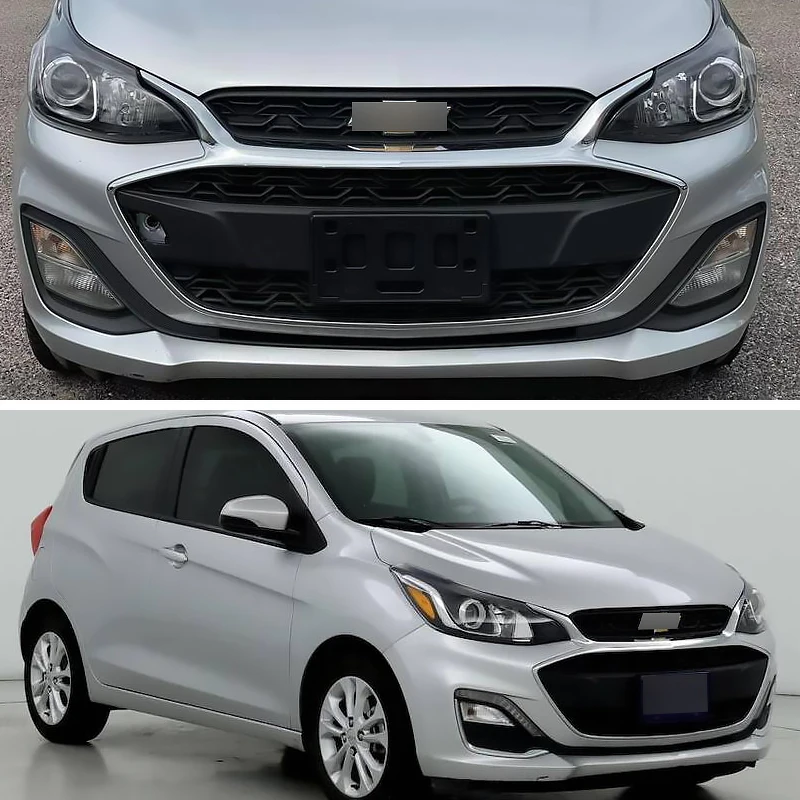 Решетка переднего бампера подходит для Chevrolet Spark 2019-2022 передняя верхняя и нижняя