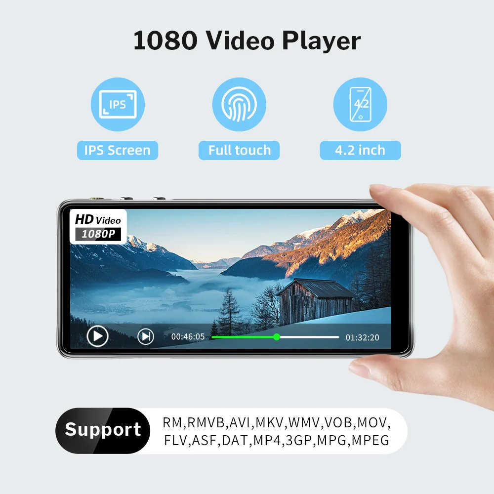 Mp3-плеер Deelife с поддержкой Wi-Fi Android 4 2 дюйма |