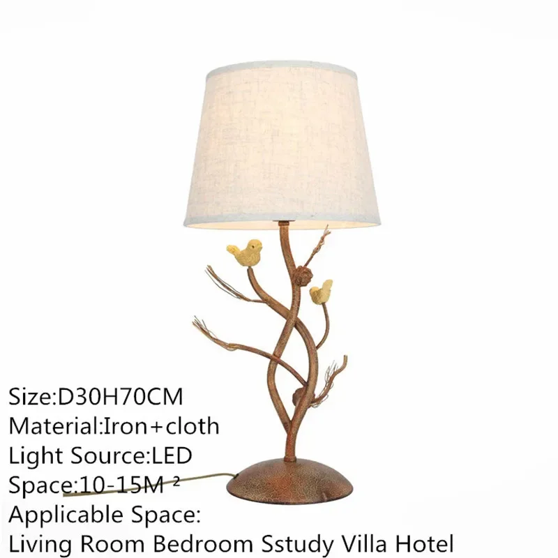 ABEL Американская Ретро Настольная Лампа Светодиодная Скандинавская Искусство