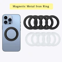 magnetic metal plate sheet for car phone holder universal iron sheet disk sticker mount mobile phone magnet stand for iphone