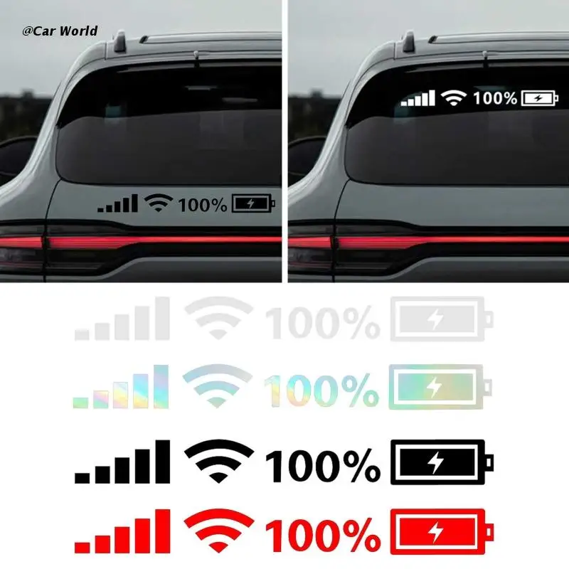 

Reflective 4 Colors WIFI Indicator Exterior Decoration for Shop Window Vehicle