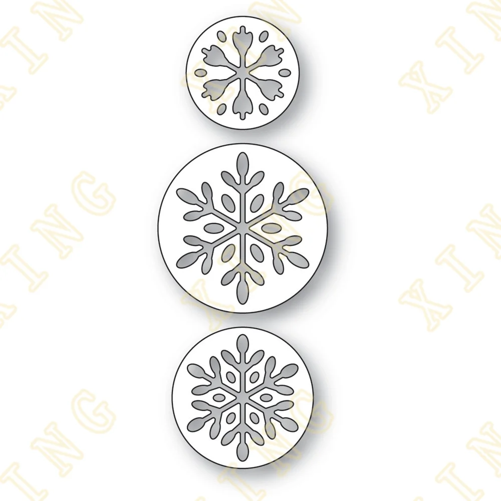 

New Starburst Snowflake Discs Metal Cutting Dies Scrapbook Diary Decoration Stencil Embossing Template Diy Greeting Card Handmad