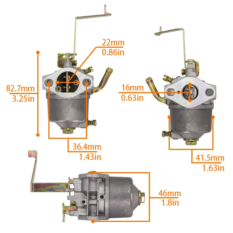 Фото Карбюратор генератора для двигателей Yamaha ET950 950 ET650 650W 800W 950W 1000W 152F 154F 156F 79cc 97cc 100cc 2-тактные двигатели №2