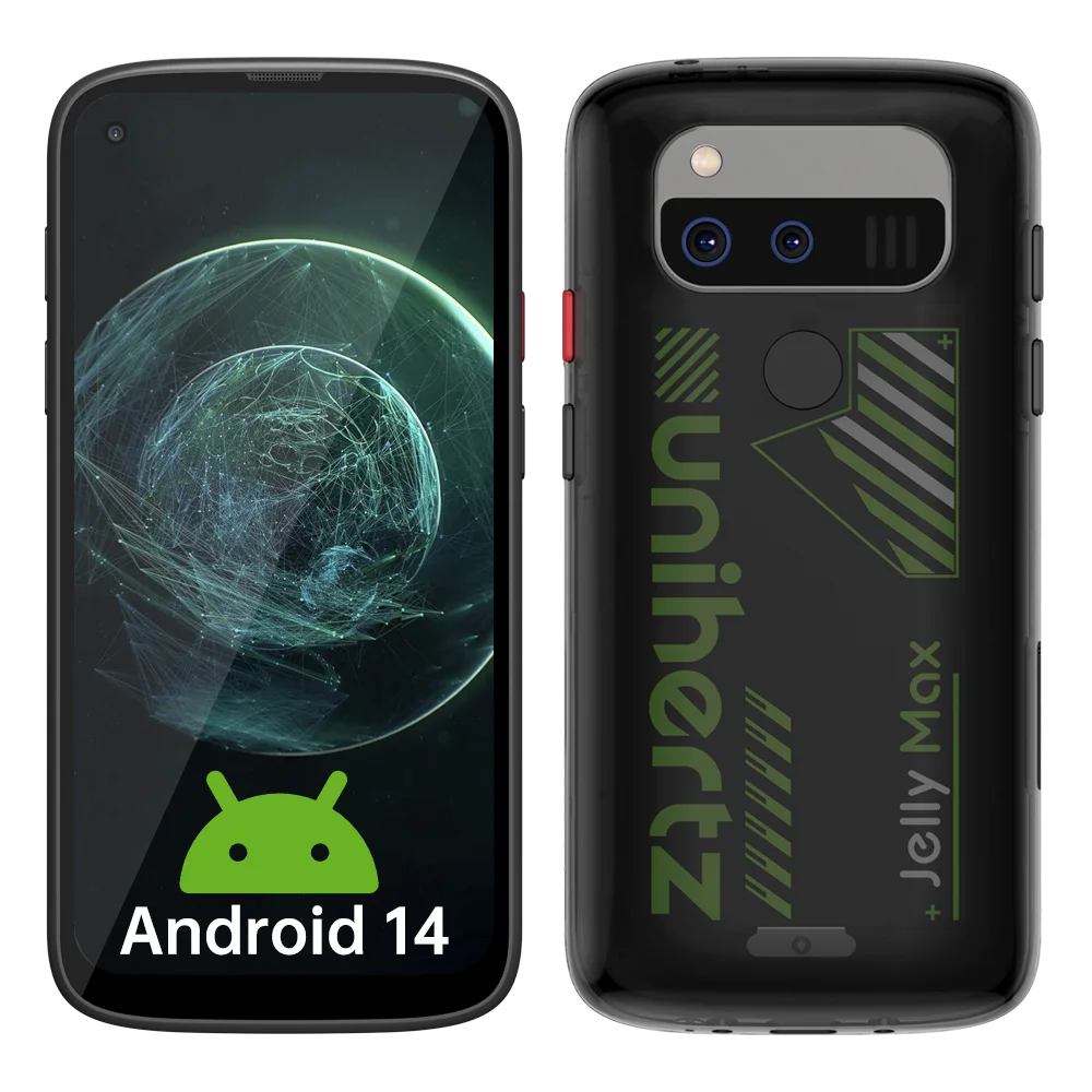Фото Мини-смартфон Unihertz Jelly Max, размер 7300, процессор 5G, Android 14, 24 ГБ, 256 ГБ, 32 МП, 100 МП, камера, двойная Nano SIM-карта №1