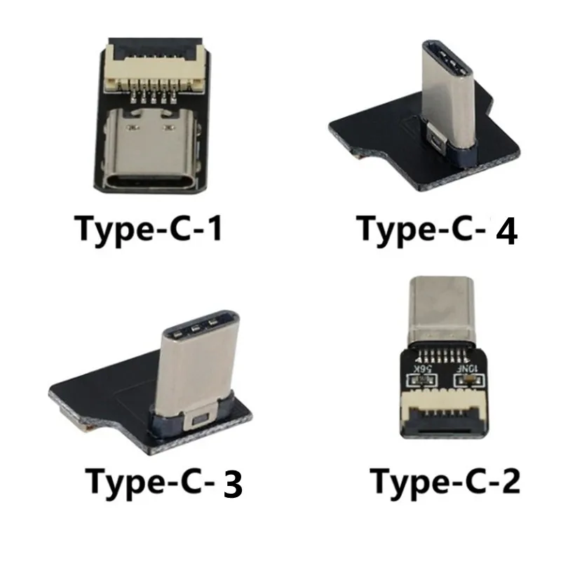 Mini USB B MICRO Type-c Тип A 5pin папа 90 Угловой для 2 0 плоский кабель зарядки и передачи