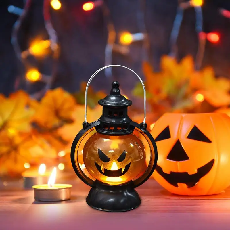 Декоративный портативный фонарь для Хэллоуина Джек-о-фонарь пони маленькая