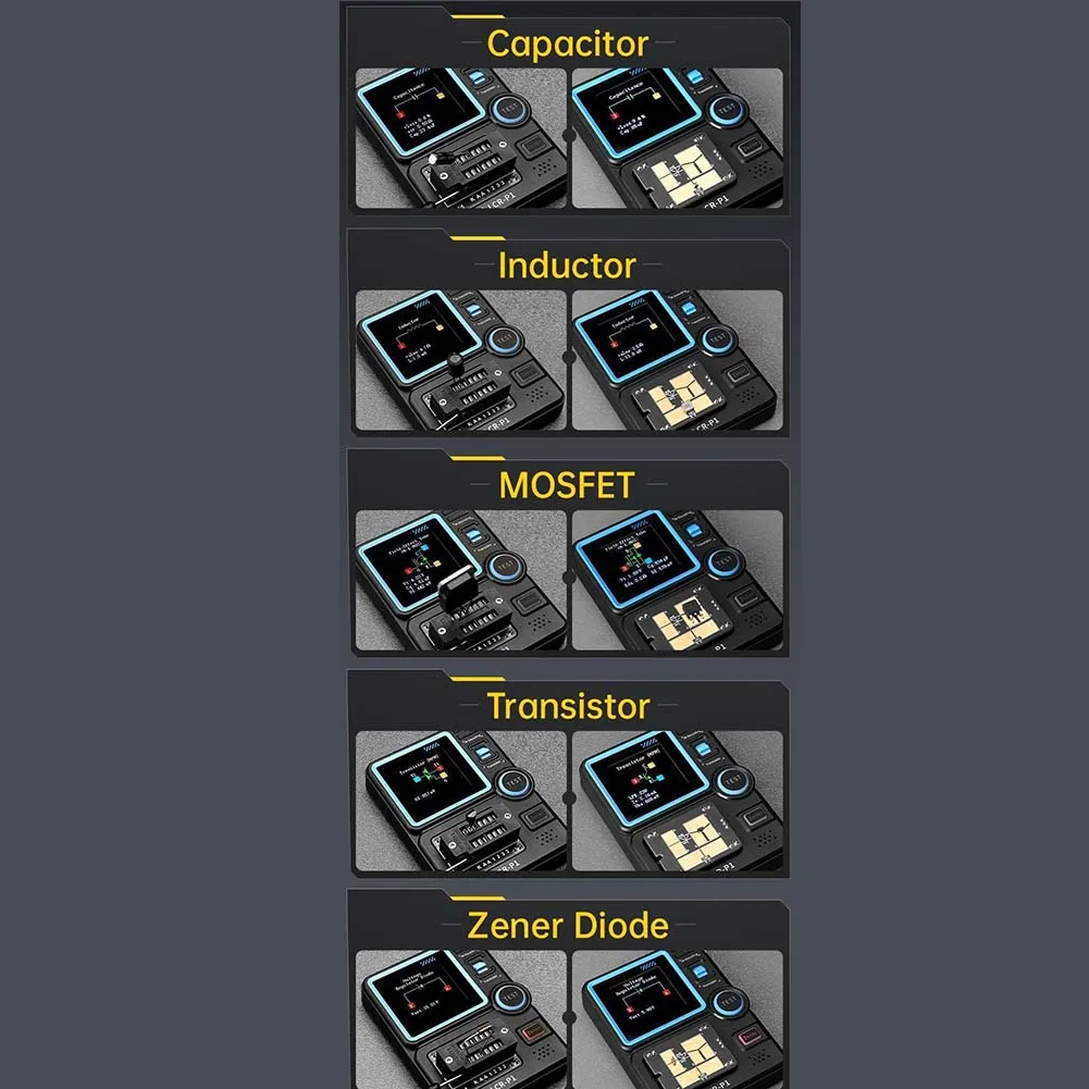 LCR-P1 тестер транзисторов диод триод емкометр сопротивление LCR ESR метр MOSFET NPN PNP
