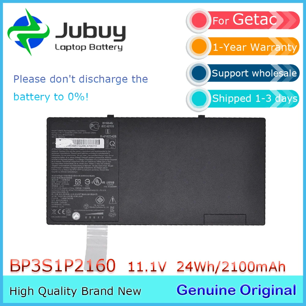 BP3S1P2160 Оригинальный аккумулятор для ноутбука Getac F110 G2 G3 G4 11 4 В 24 Втч 441857100001 BP3S1P2160-S