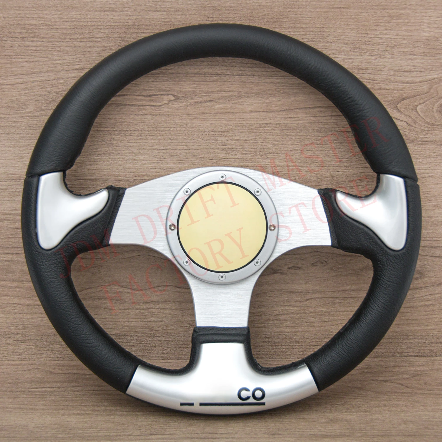 14-дюймовый 350-мм автомобильный спортивный кожаный руль гоночного типа для