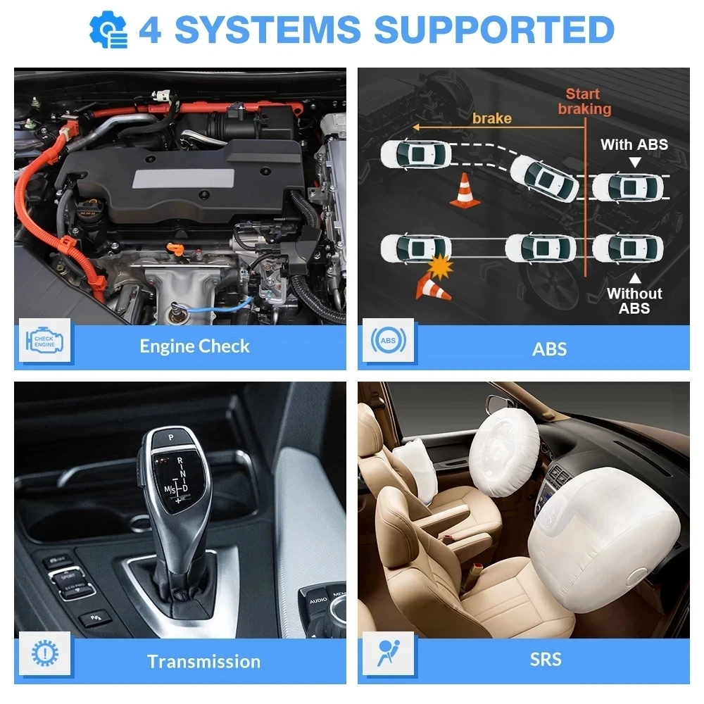 Lauch X431 CRP123E OBD2 Автомобильный сканер 4 системы Автомобильная диагностика Масло ETC SAS