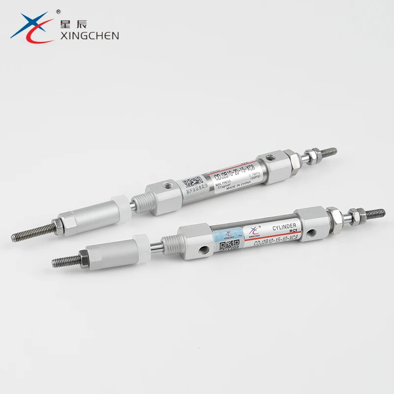 Xing Chen pneumatic stainless steel mini cylinder CDJ2B-10/16-15/30/50/60/75/100-125 adjustable |
