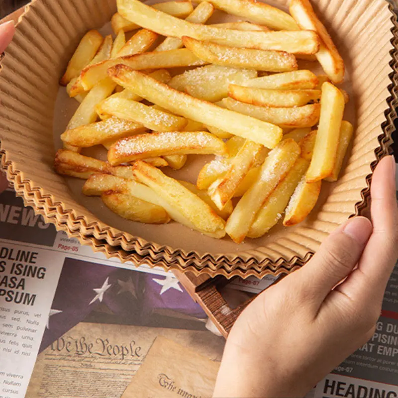 Одноразовая фритюрница пергаментная бумага для выпечки маслостойкий коврик с