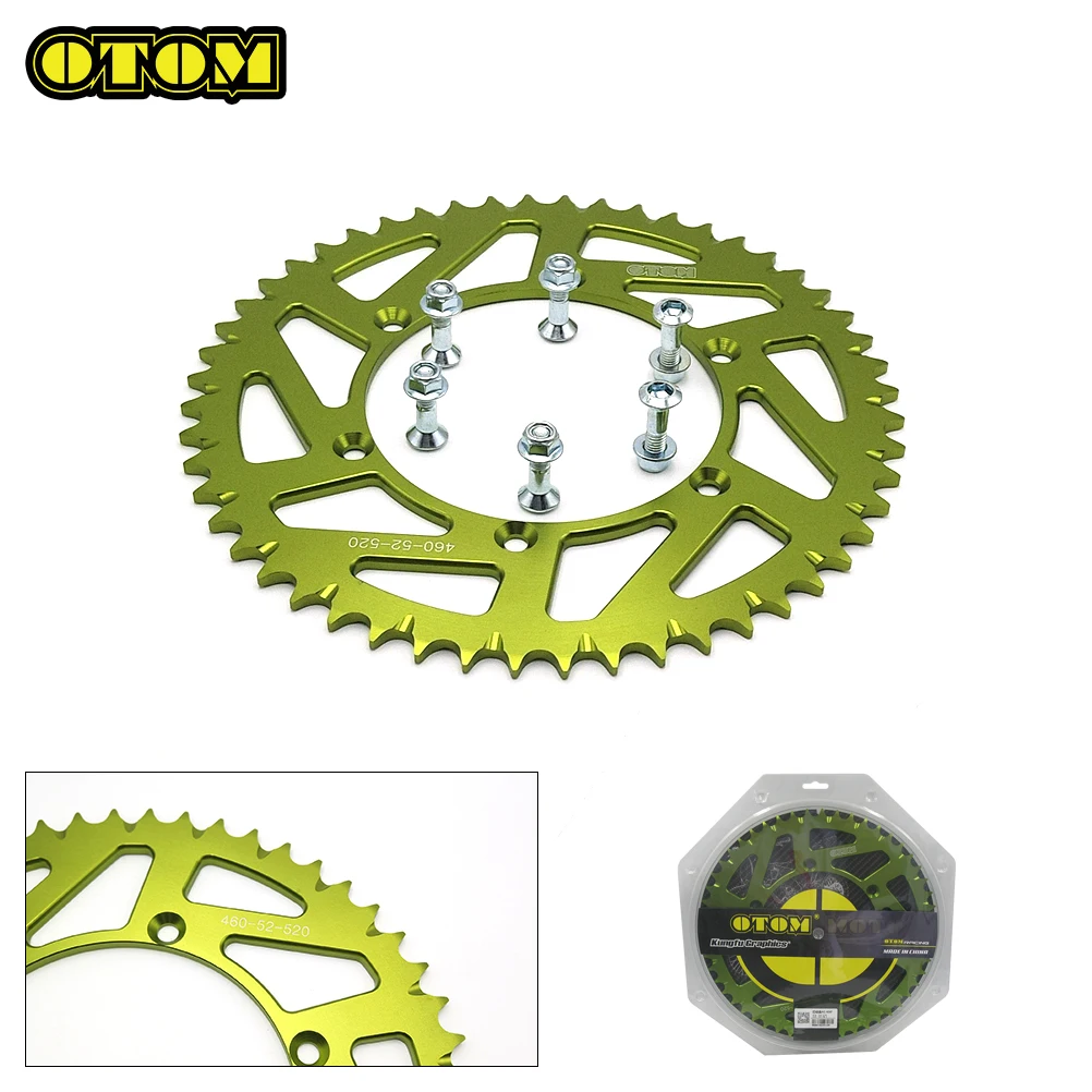 Задняя звездочка для мотоцикла KAWASAKI SUZUKI 52T цепной тормозной диск алюминиевый KX125