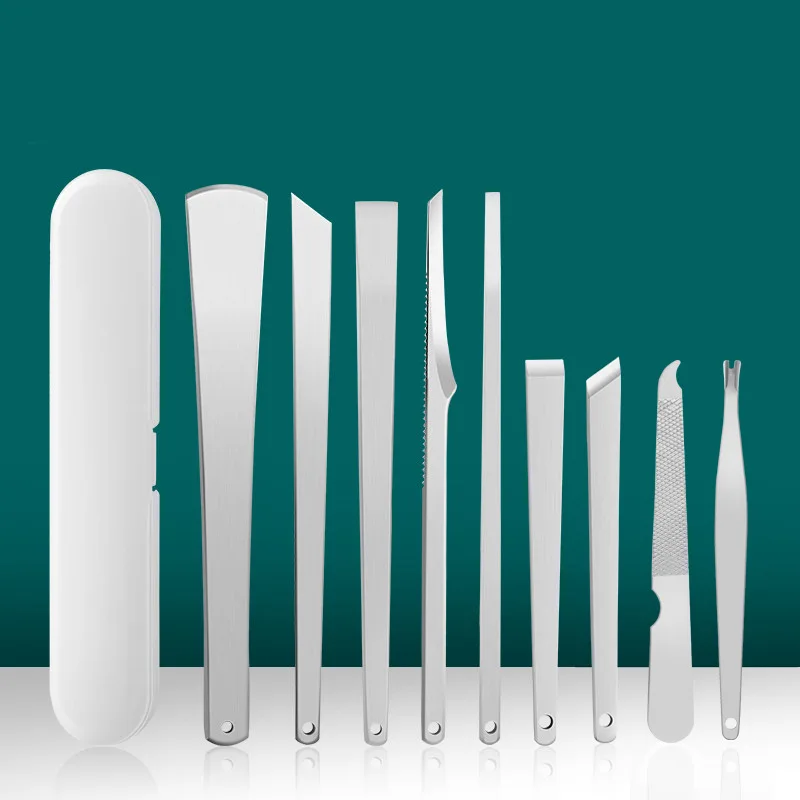 

Foot Toenail Repair Knife Set Remove Dead Skin Calluses Exfoliate Manicure Care Tools Feet Nail Ingrown Cuticle Scraper