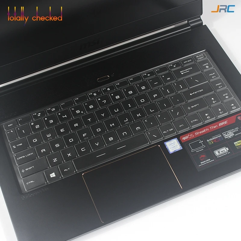 Ultra thin TPU Keyboard Cover Skin Protector For MSI GS65 St