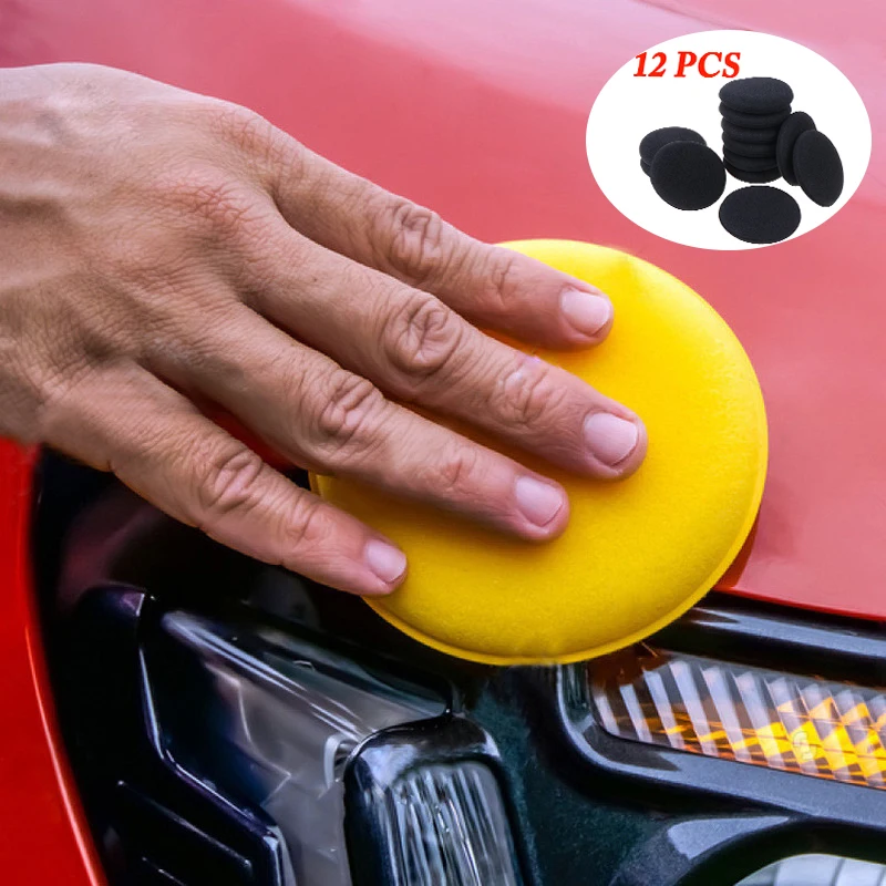 

12 шт., губки для полировки и Полировки Автомобиля