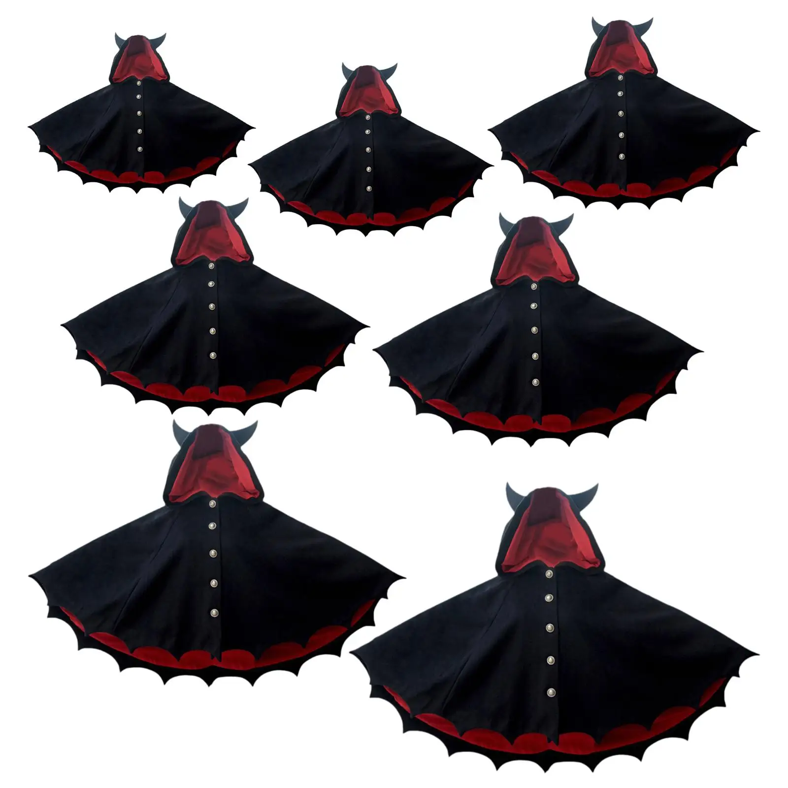 Накидка смерти на Хэллоуин с капюшоном средневековый мрачный капюшон наряды