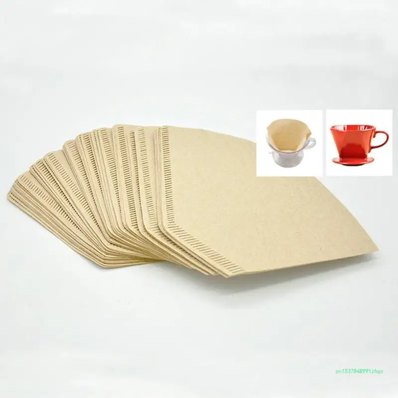 

102 "V" Shape Coffee Cup Filter Paper Espresso Machine Mocha Pot Strainer Sheet