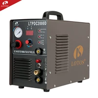 the lotos ltpdc2000d 110220v high quality air cut 3in 1 tig mma torch arc welders 110v 220v