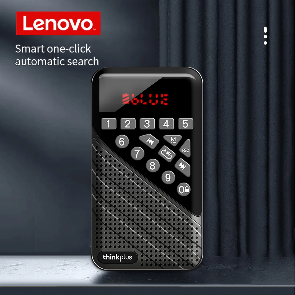 Lenovo R5 Multifunctional large battery Bluetooth Speaker With Stereo Sound FM For Learning English TF Card Recorder |