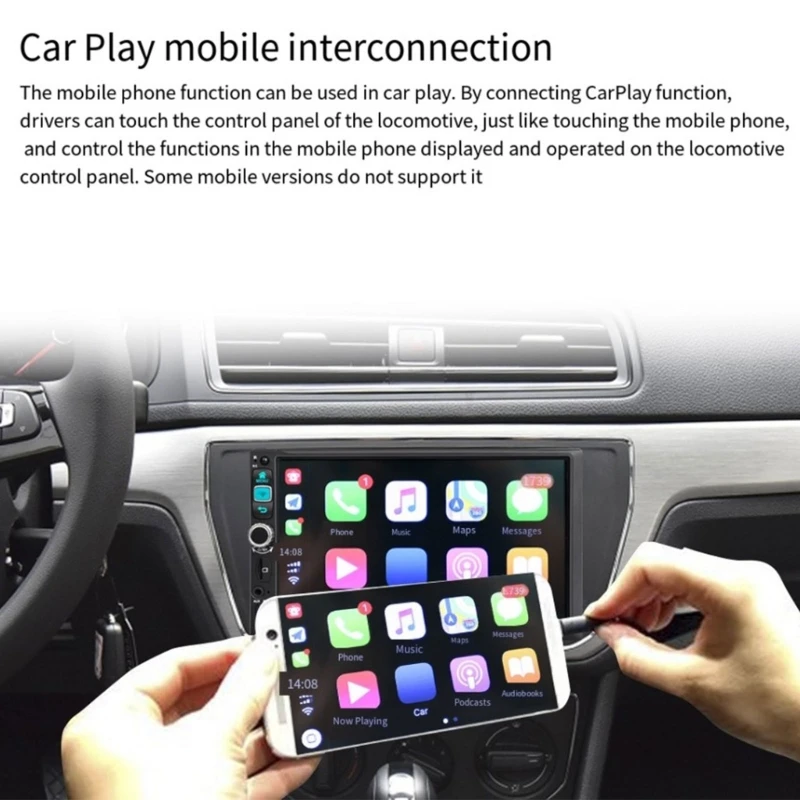 

Автомобильный мультимедийный плеер U90C, Mp5 плеер с высоким разрешением, с 2 DIN экраном, с функцией задней панели, с поддержкой Bluetooth, с функцией подключения