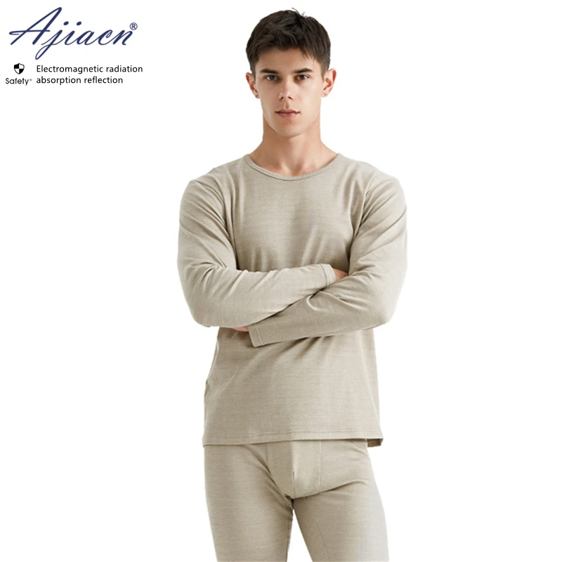 Скидка Новое поступление, комплект нижнего белья с защитой от электромагнитного излучения, защитное Серебряное волокно, плотно прилегающее длинн... Дешево Новое поступление, комплект нижнего белья с защитой от электромагнитного излучения, защитное Серебряное волокно, плотно прилегающее длинн...