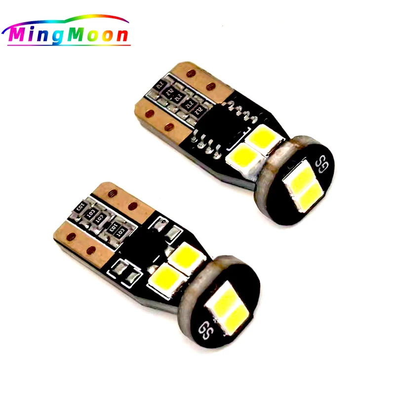 

200Pcs Vehicle Lamp 3030 W5W 194 168 Led Autos Car Lamp T10 6SMD Canbus T10 Led Car Interior Dome Plate License Lamp12V/24V