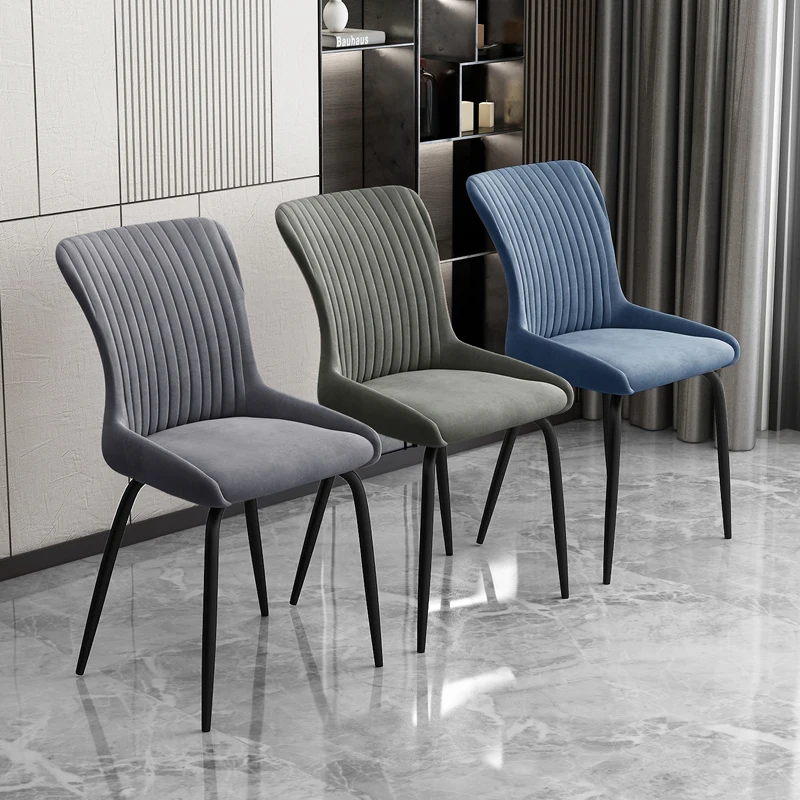 

Minimalist technology cloth dining chair Modern minimalist household chairs rely on endorsement tables and chairs hotel stools l