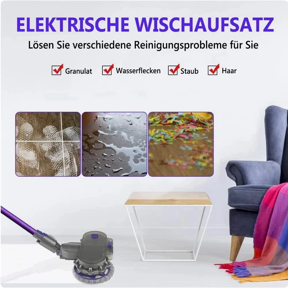 Сменная насадка для швабры Dyson V12 Digital Slim беспроводной пылесос V10 + резервуар воды 6