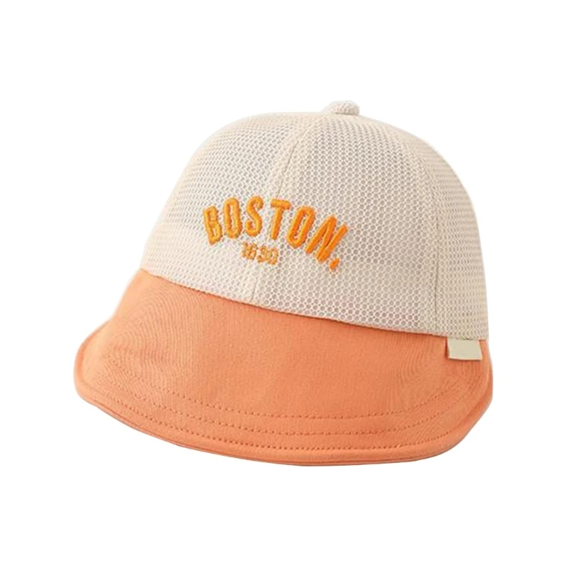 

C5AA Children Adjustable Outdoor Hat Toddler Mesh Hat Breathable Large Brim Cap