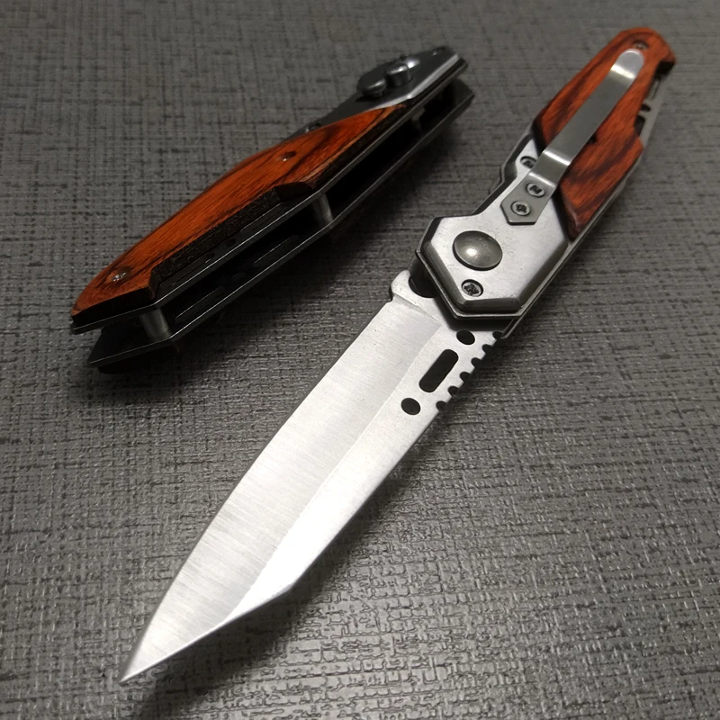 

High Quality Folding Knife Pocket Knife Tactical Survival Portable Camping Stainless Steel Knife Cut Fruits Outdoor Tools Sharp