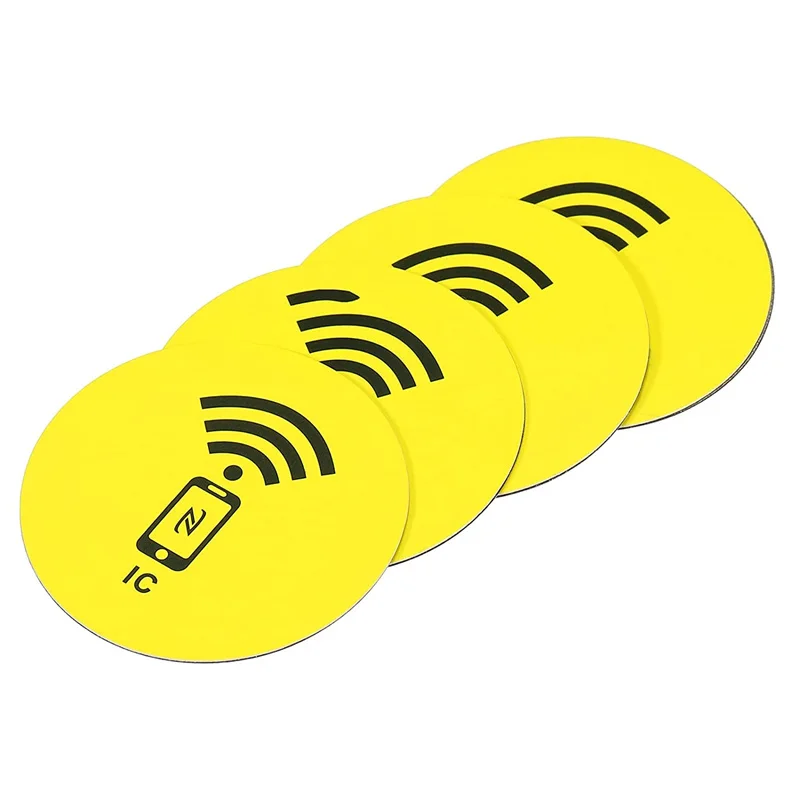 

IC 13,56 МГц Смарт F08 NFC метка наклейка RFID круглый контроль доступа