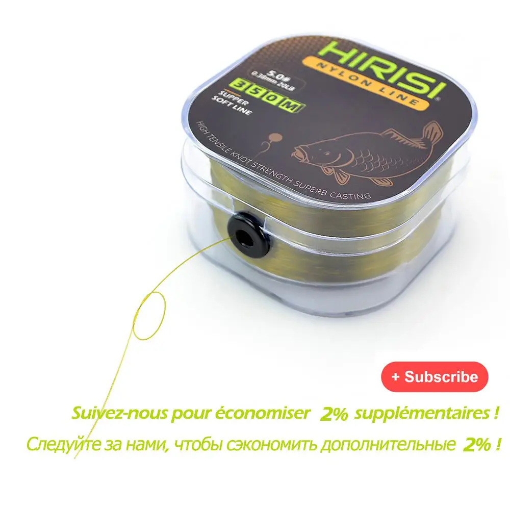 350m Super Strong Fishing Line Japan Monofilament Nylon Carp Fishing Line