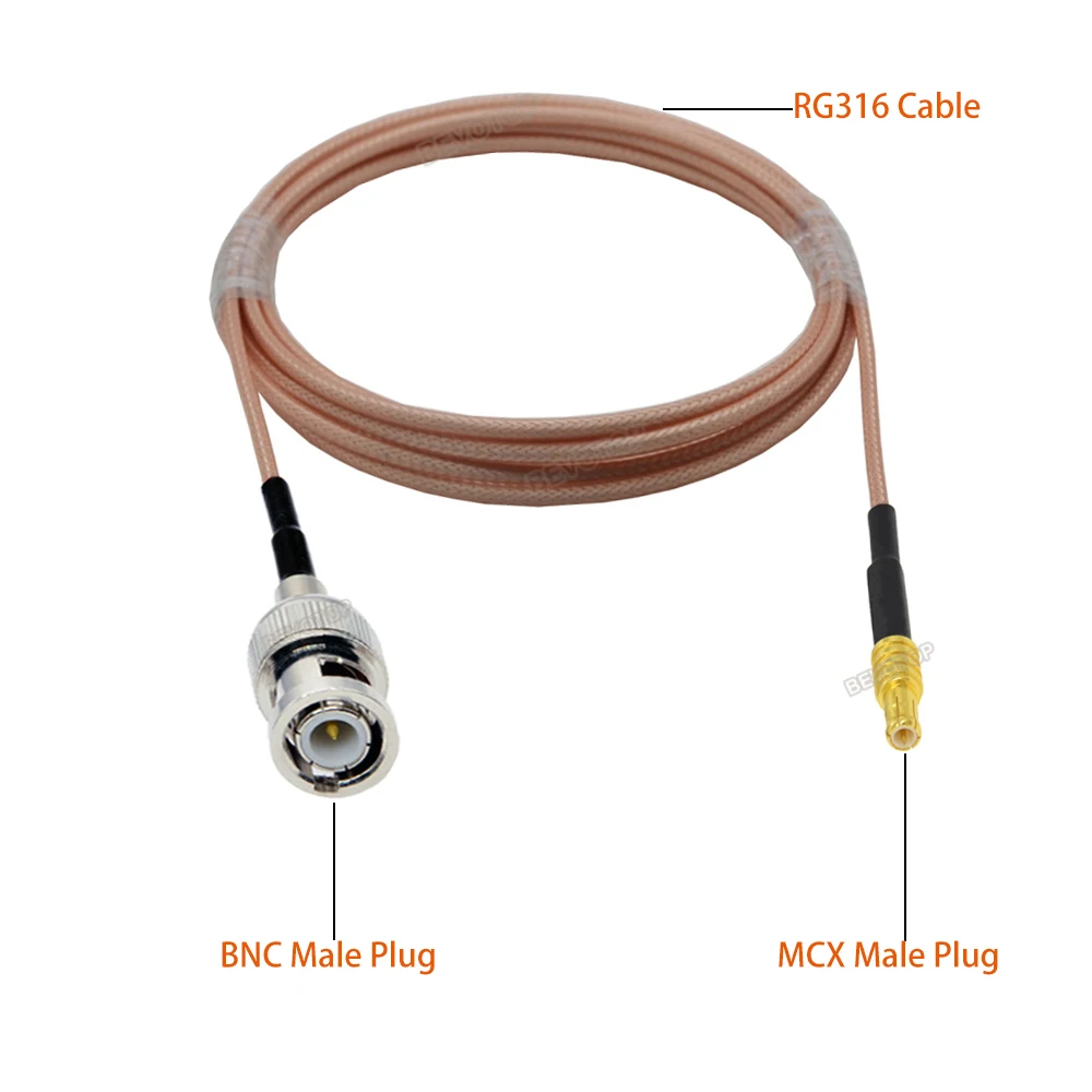 Новинка кабель RG316 штекер BNC для фоторазъема обжимной радиочастотный